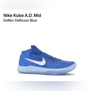 Nike Kobe A.D. Mid DeMar DeRozan Blue Used SZ: 13